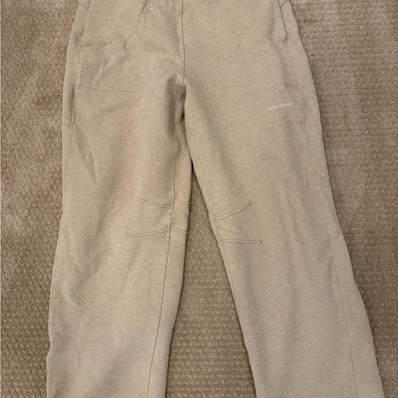 lululemon athletica Pants - lululemon athletica Beige Casual Sweatpants